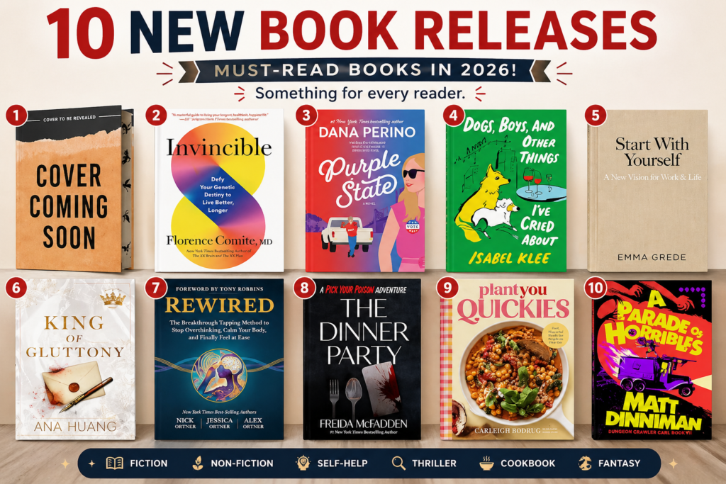 10 Hottest New Book Releases in the U.S