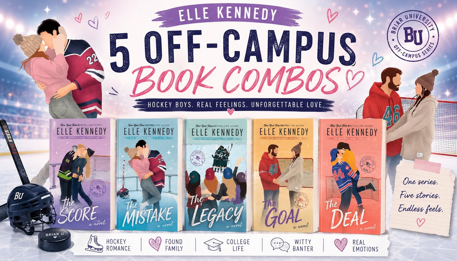 5 Off-Campus Books by Elle Kennedy