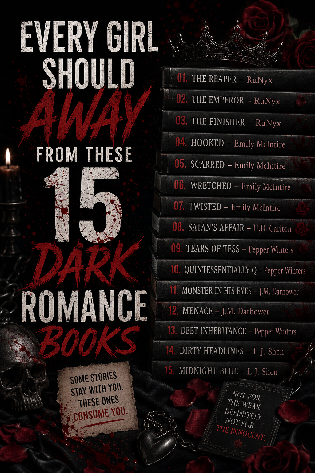 15 Dark Romance Books